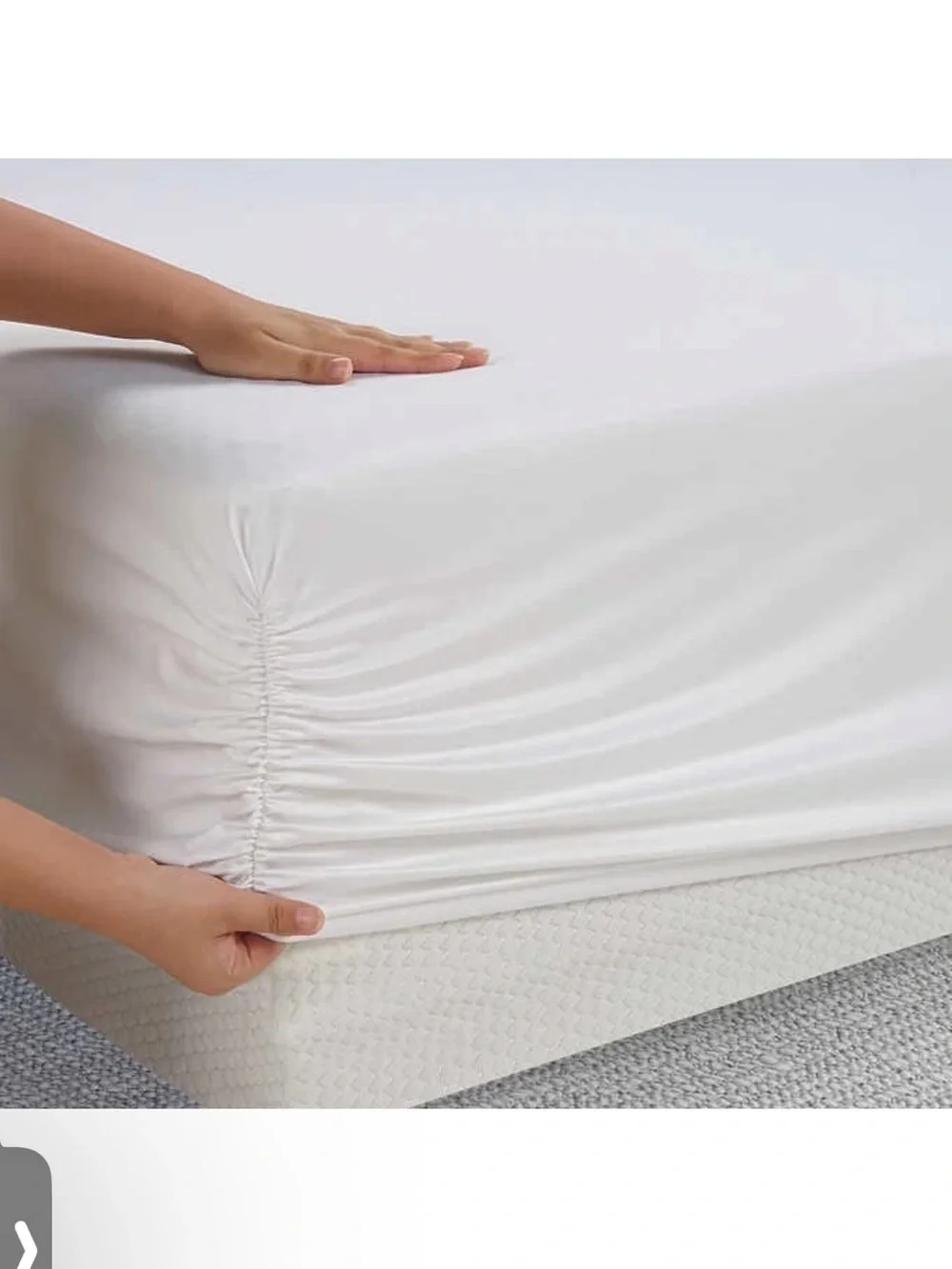 Hotel Signature Sateen 800TC 100% Cotton  6 Pcs Sheet Set Full Size White